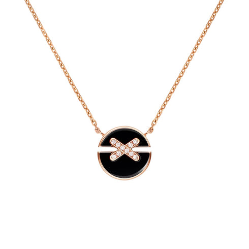 JEUX DE LIENS HARMONY ONYX SMALL MODEL PENDANT  084426